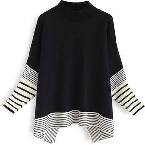 Black Patterned Chicwish Sweater